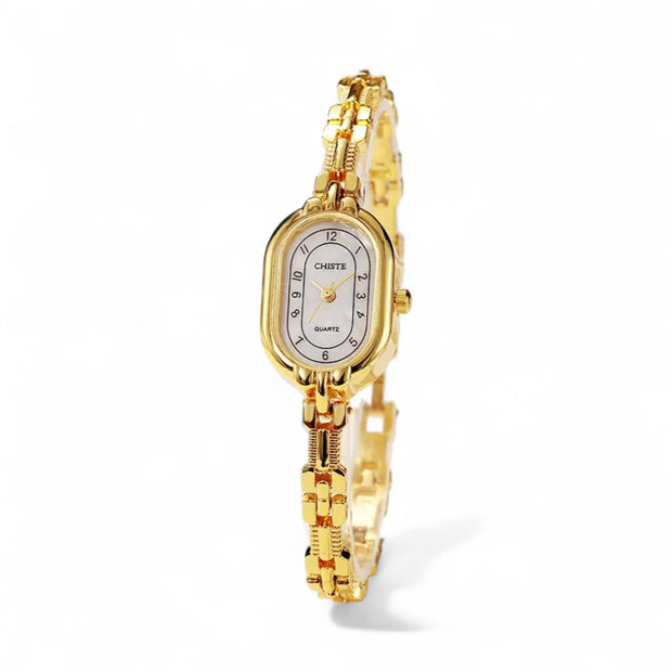 Oval Gold Watch