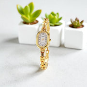 Oval Gold Watch