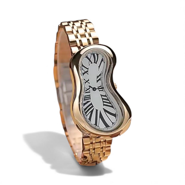 Melted Y2K Steel Watch