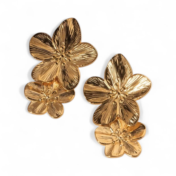 Double Flower Studs