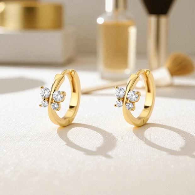 Butterfly Hoop Earrings