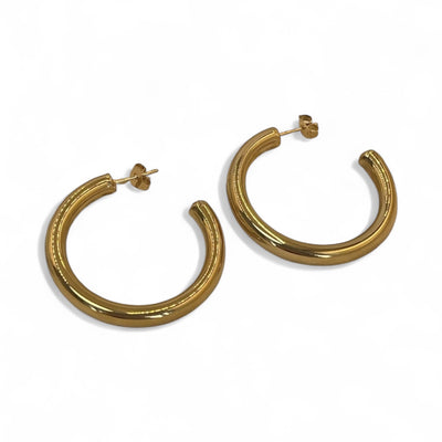 Gold Large Hoop Earrings