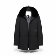 Top Grade Thick With Fur Hood Casual Fashion Designer Warm Parka Coat Mens Newest Winter Jacket Windbreaker Mens Clothes