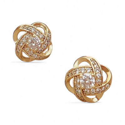 Zircon Cross Studs