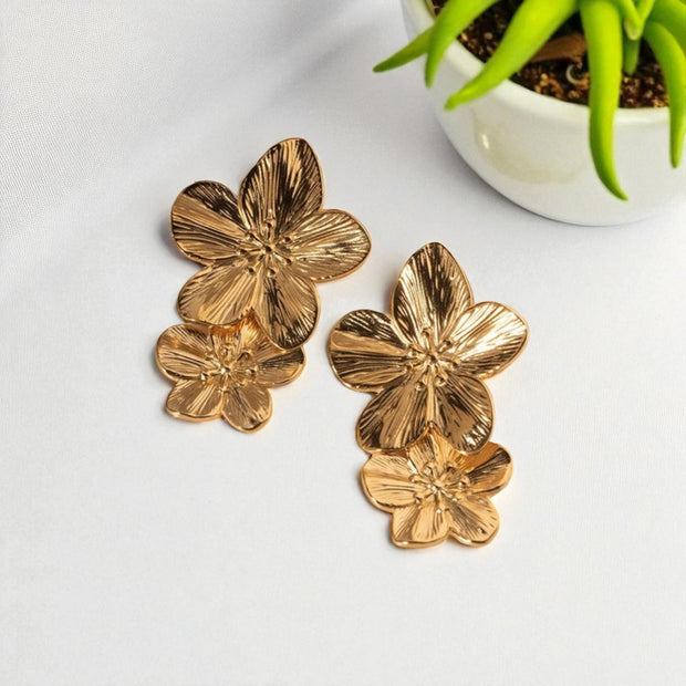 Double Flower Studs