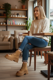 8-14cm Women Increasing Shoes Platform Short Boots Tall Women Shoes Genuine Leather Female Boots Classic Ankle Booties High Heel