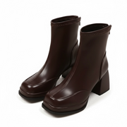 High Heels Women's Ankle Boots Designer Chunky Fashion Shoes 2025 New Winter Elegant Short Boots Dress Pumps Mujer Zapatillas