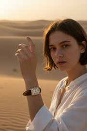 ✨ Retro Chic Leather Watch