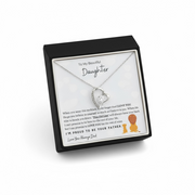 To My Daughter Necklace