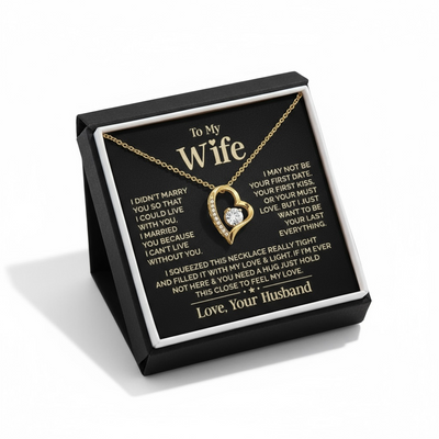 Heart Necklace for Wife