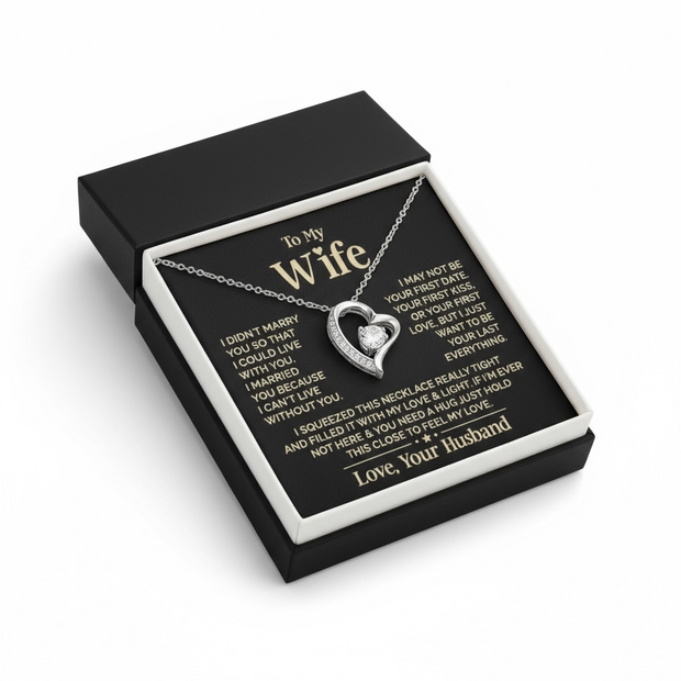 Heart Necklace for Wife