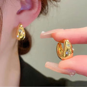 Crystal Hoop Earrings