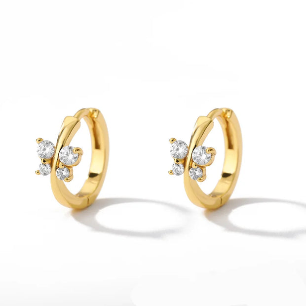 Butterfly Hoop Earrings