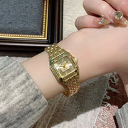 Square Gold Watch