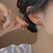 Crystal Flower Studs