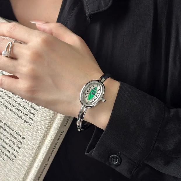 Vintage Oval Bracelet Watch